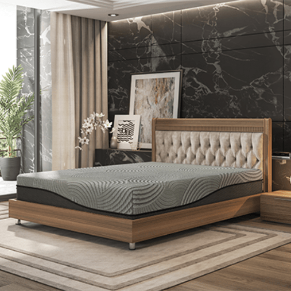 Bedroom featuring a 12 inch gel foam mattress from Mattress Pro in Menasha, WI