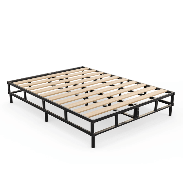 Texan Mattress Versatile Mattress Foundation | Product description Universal styling that matches classic and modern room décor. -8" height with 6" legs that can be removed -Conveniently ships in 1 box -A breeze to setup with lightweight materials and eas